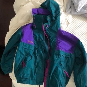 Vintage 80s aspen windbreaker ski jacket